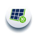Energía solar fotovoltaica rendimiento icono Solarcas